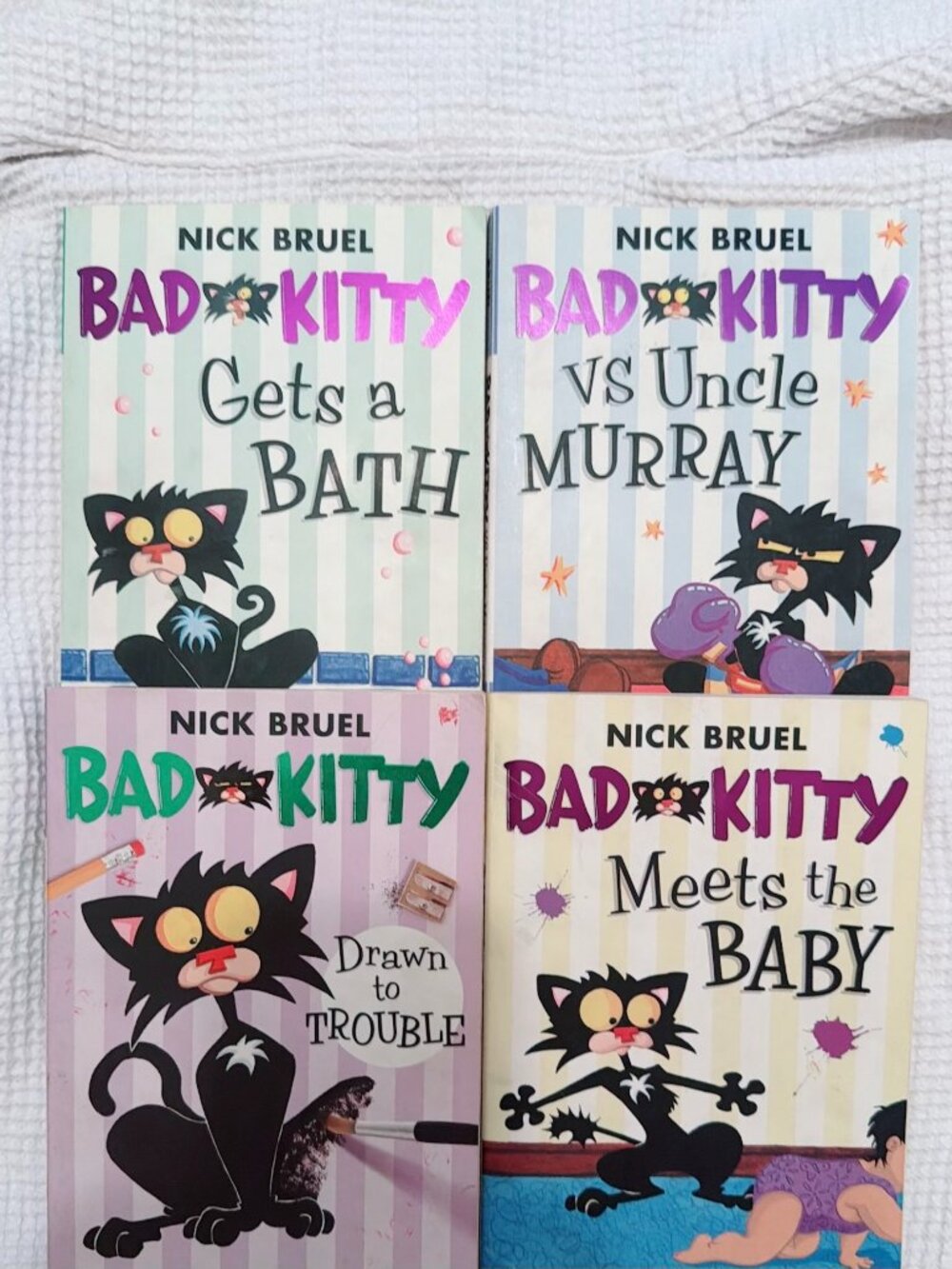 Lot of 4 Bad Kitty Books